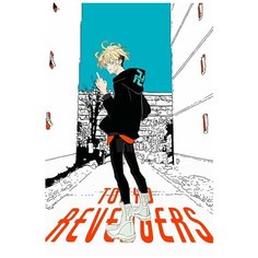 Картина по номерам на холсте аниме Токийские мстители (Манджиро, Кен, Баджи, Казутора) - 6690 В 60x40