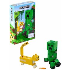 Конструктор My World Крипер и Оцелот 11474 Minecraft набор 184 детали игрушки Майнкрафт Denco Store