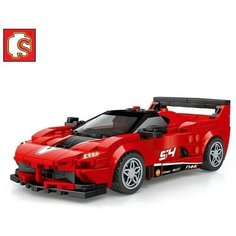 Конструктор SEMBO/ спорткар модель Famous Car: Ferrari FXX-K EVO / 330 дет. , красный
