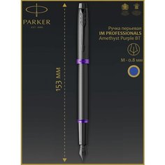 Ручка перьевая Parker IM Vibrant Rings Amethyst Purple PVD