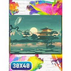 Картина по номерам на холсте азия эстетика - 12122 30х40