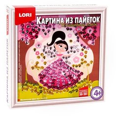 LORI Картина из пайеток Маленькая фея Ап-035