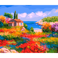 Белоснежка Картина по номерам "Солнечный Прованс" (807-АВ), 40 x 50 см, разноцветный