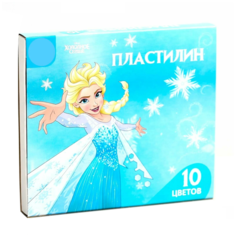Пластилин Сима-ленд 10 цветов Эльза, Холодное сердце 5059063 10 цв.