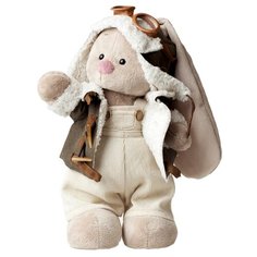Мягкая игрушка Зайка Ми в куртке-пилот, 32 см, бежевый