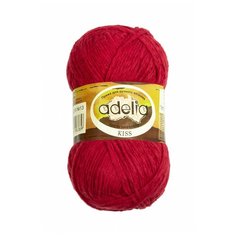 Пряжа Adelia Kiss, 100% полиэстер, 10*50 г, 145 м+-7 м, №13, бордовый