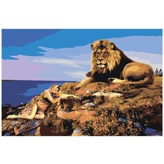 Картина по номерам, "Живопись по номерам", 72 x 108, Z2702