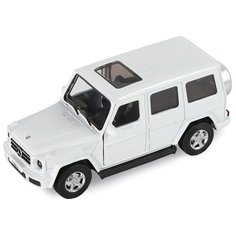 Машинка игрушка Mercedes-Benz G350d, ТМ "Автопанорама", металлическая, масштаб 1:42 , цвет белый, инерция