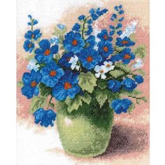 Hobby & Pro Набор для вышивания Анютины глазки 21 х 26 см (609) 