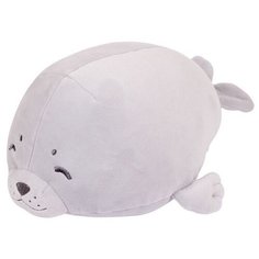 Мягкая игрушка ABtoys Морской котик серый, 27 см, серый