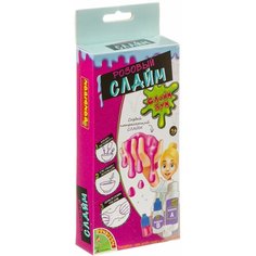  BONDIBON Слайм Бум: Розовый слайм (ВВ3777), 1 эксперимент, розовый