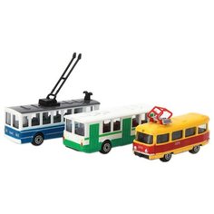 Машинка ТЕХНОПАРК Городской транспорт (SB-14-15) 1:72, 12 см