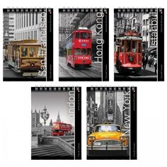 Блокнот Альт Города А6, 40 листов, 7 шт.