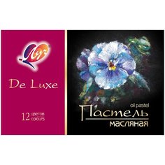 Луч Пастель масляная De Luxe, 12 цветов (30C 1936-08) разноцветный