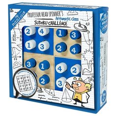 Головоломка Professor Puzzle Professor Head Spinners Arithmetic Class Sudoku Challenge синий/бежевый/белый
