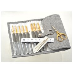 Набор крючков для вязания с ручкой ETIMO, Tulip, TEG-002