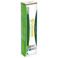 Стержень для гелевой ручки CROWN Hi-Jell HJR-200, 0.5 мм, 138 мм (12 шт.) зеленый