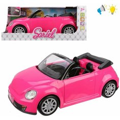 Автомобиль Наша игрушка Кабриолет Sariel (6622), розовый