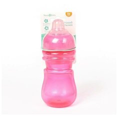 Поильник детский с мягким носиком, 340 мл, от 5 мес., цвет розовый Mum&Baby