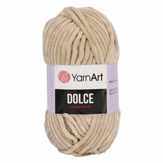 Пряжа для вязания YarnArt Dolce 100гр 120м (100% микрополиэстер) (771 кремовый), 5 мотков