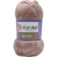Пряжа для вязания YarnArt Melody 100гр 230м (9% шерсть, 21% акрил, 70% полиамид) (891 пыльная роза), 5 мотков