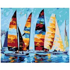 Картина по номерам, "Живопись по номерам", 100 x 125, LA26