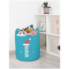 Корзина для игрушек JoyArty "Хо-хо-хо в новогоднюю ночь" 35x35 см