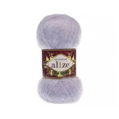 Пряжа для вязания Ализе Kid Royal (62% кид мохер, 38% полиамид) 5х50г/500м цв.224 зимнее небо Alize