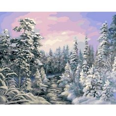 Картина по номерам Зимний лес Сказка 40х50 см 000 Art Hobby Home