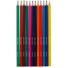 Карандаши цветные, 12 цветов, Mate, пластиковые, с европодвесом Hatber