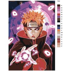 Картина по номерам T854 " Нагато (Пейн) ", 70x110 см Brushes Paints