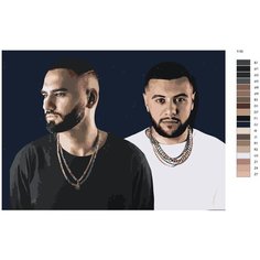 Картина по номерам Y55 "Hammali & Navai" 70x110 Brushes Paints
