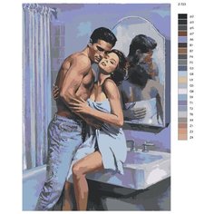 Картина по номерам Z-723 "Картина для взрослыx. Эротика" 80x120 Brushes Paints