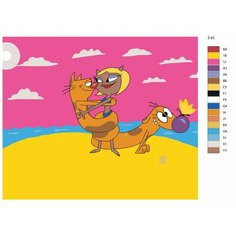 Картина по номерам Z-93 "Котопес" 80x100 Brushes Paints