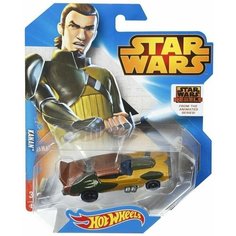 Машинка Hot Wheels тематическая коллекционная оригинал STAR WARS KANAN коричневый CNB53