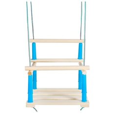 Качели подвесные, деревянные, сиденье 33×22см, микс 4773916 Сима ленд