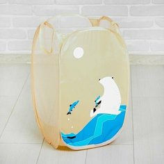 Корзина для игрушек Белый медведь Made in China