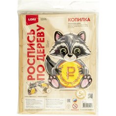 Роспись по дереву Копилка «Енот» Россия