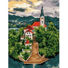 Lori Алмазная мозаика 30 × 40 см, (частичное заполнение) «Таллин»