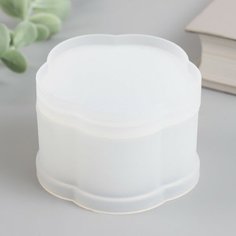 Молд силикон "Шкатулка волнистая" с крышкой 8х7,4х3,8 см Miki Market
