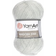 Пряжа "Angora Star" 100г, 500м (2 мот.), YarnArt, 282 светло-серый