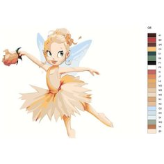 Картина по номерам Q6 "Фея балерина" 40х50 Brushes Paints