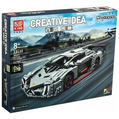Конструктор Спортивный автомобиль Lamborghini veneno 1170 деталей MOULD KING 13110