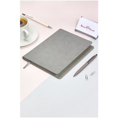 Ежедневник BrunoVisconti недатированный, А5 (156 х 207 мм), "MEGAPOLIS MAGNET" серый 240 стр, Арт. 3-226/06