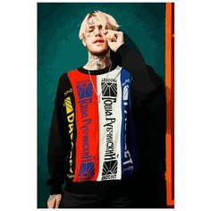 Картина по номерам на холсте Музыка Lil Peep Лил Пип - 6304 В 60x40