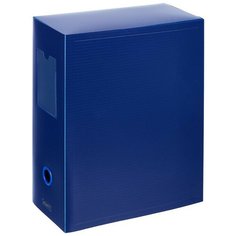 Короб архивный на кнопке Attache 120 мм пластик, синий