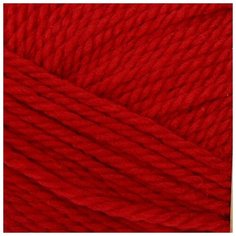 Пряжа "Мериносовая" 50%меринос. шерсть, 50% акрил 200м/100гр(06-Красный) Пехорка