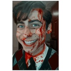 Картина по номерам на холсте сериал Академия Амбрелла Номер Пятый - 6805 В 60x40