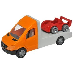 Автомобиль Tigres "Mercedes-Benz Sprinter" эвакуатор (оранжевый) ТИГРЕС