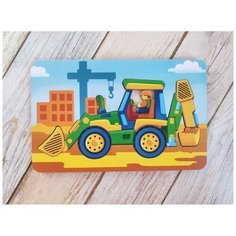 Пазл - конструктор «Трактор» (бизиборды) Toy Sib